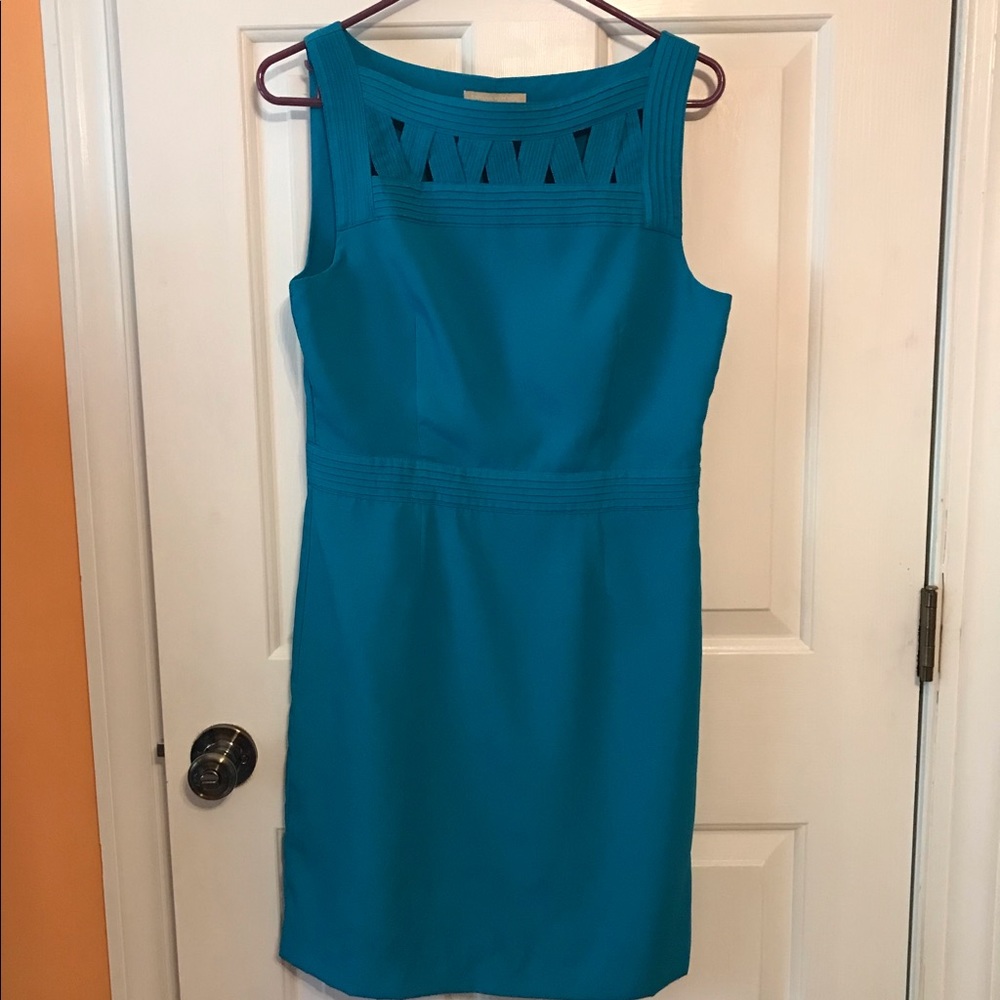 Teal Banana Republic Sheath Dress